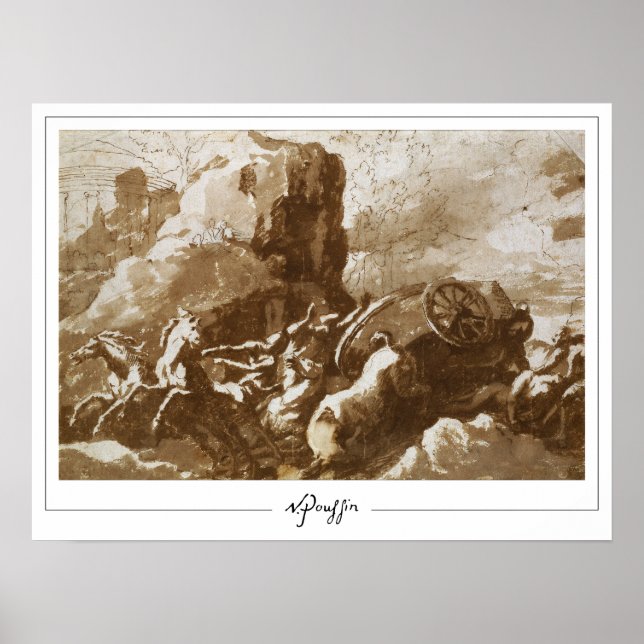 Nicolas Poussin Zedign Art Poster #222 (Front)
