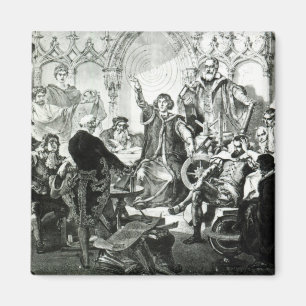 Nicolaus Copernicus  Explaining his Theory Magnet