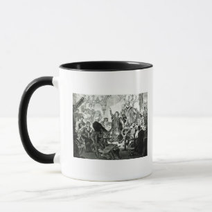 Nicolaus Copernicus  Explaining his Theory Mug