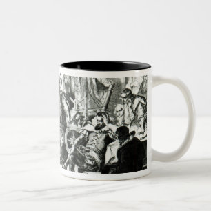 Nicolaus Copernicus  Explaining his Theory Two-Tone Coffee Mug