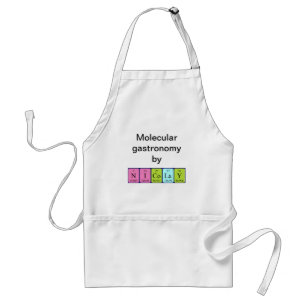 Nicolay periodic table name apron