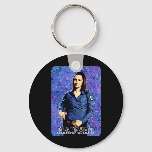 Nicole Haught We Sticker  Keychain (Front)