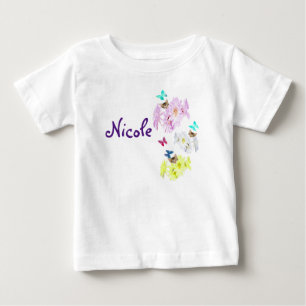 Nicole, Name With Kittens, Baby T-Shirt