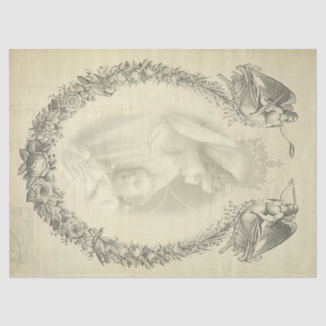 Nicole's Madona Dedoupage Paper (Front)