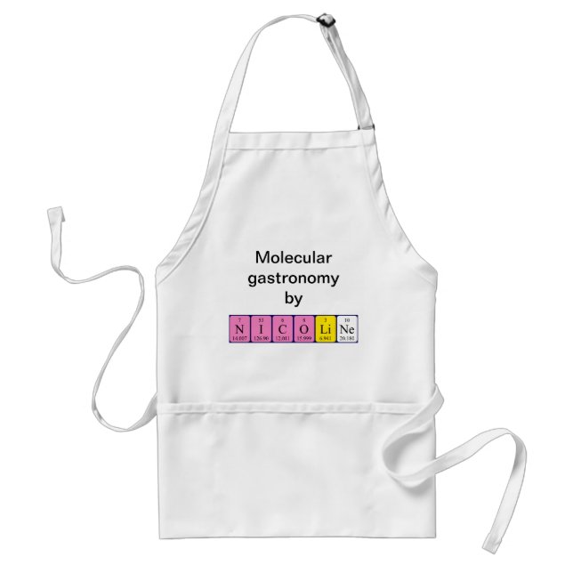 Nicoline periodic table name apron (Front)