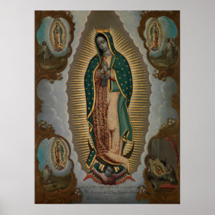 Nicols Enrquez The Virgin of Guadalupe Poster