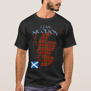 Nicolson Scottish Clan Tartan Scotland T-Shirt