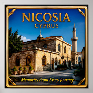 Nicosia Cyprus Travel Memory For Destination Colle Poster