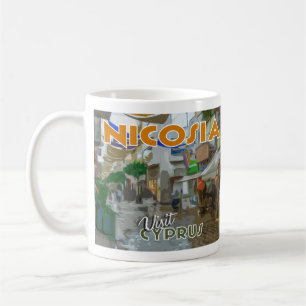 Nicosia, Visit Cyprus I Love Coffee Mug