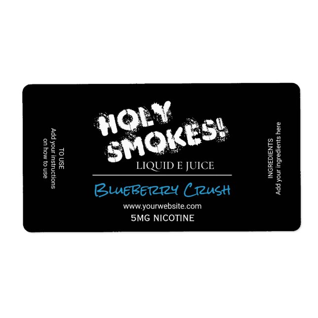 Nicotine E Juice Étiquettes (Devant)