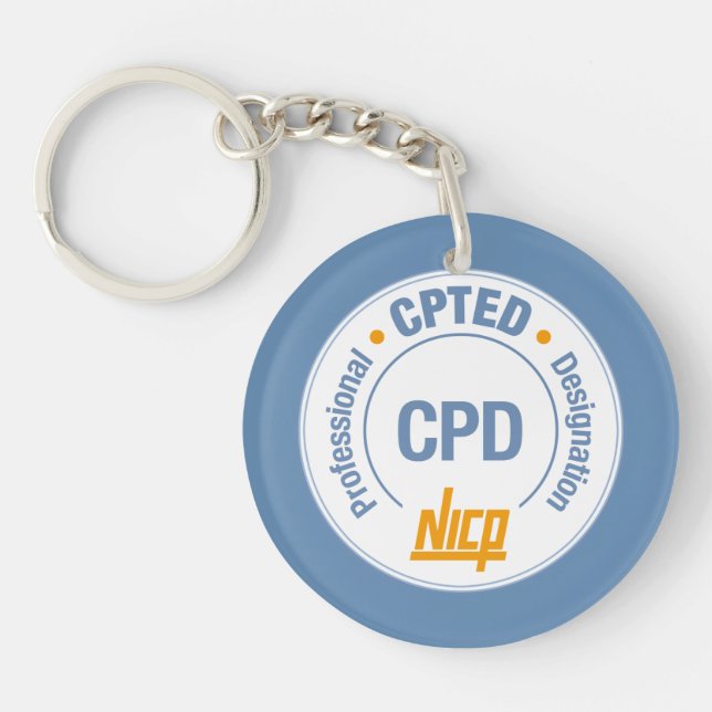 NICP CPD Logo Keychain (Front)