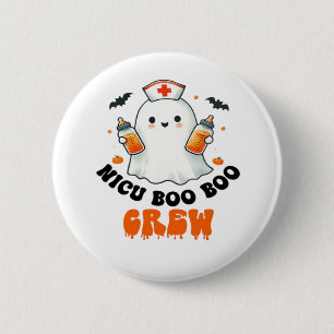Nicu boo boo crew halloween,Nicu Boo Crew Funny Nu 2 Inch Round Button