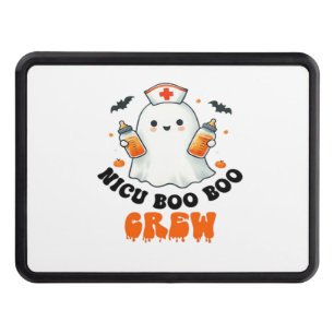 Nicu boo boo crew halloween,Nicu Boo Crew Funny Nu Trailer Hitch Cover