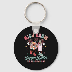 Nicu Crew Nurse Pn' Bottles For The New Years L&am Keychain