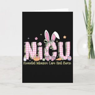Nicu Easter Neonatal Intensive Care Unit Nursing S Card