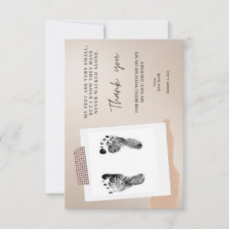 NICU Flat Thank You Card