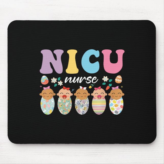 Nicu Neonatal Intensive Care Unit Nurse Easter Day Mouse Pad (Front)