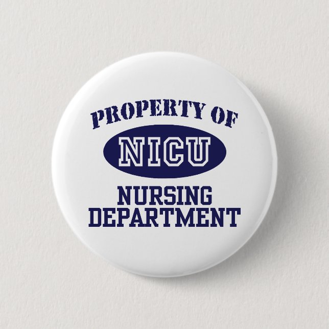 NICU Nurse 2 Inch Round Button (Front)