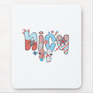 NICU Nurse 4th of July American Nurse Mouse Pad
