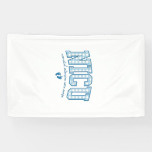 NICU Nurse Baby Feet Plaid Lettering Shirt Design_ Banner