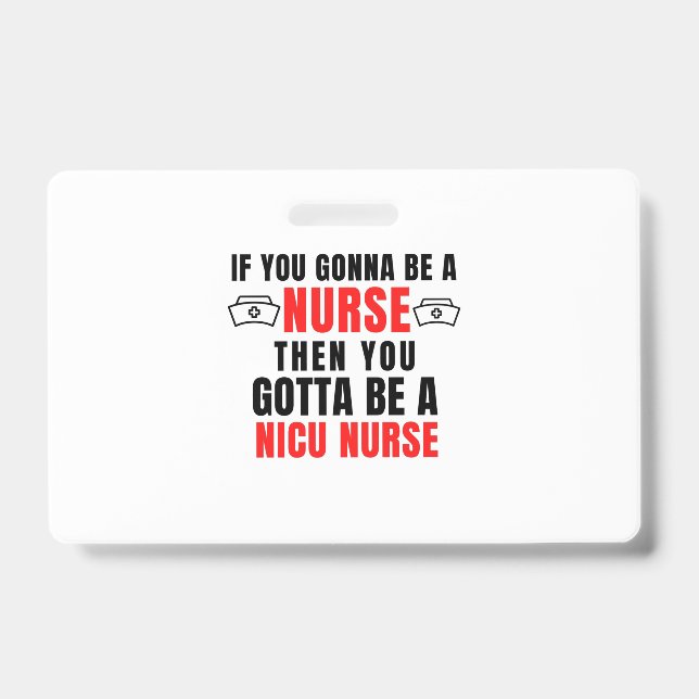 NICU nurse Badge (Front)