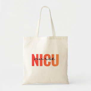 NICU Nurse Bold Typography Design Tote Bag