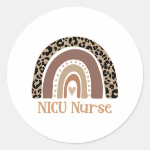 NICU Nurse - Cute Neonatal Nurse  Classic Round Sticker