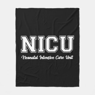 NICU Nurse design Gift for Women Fleece Blanket