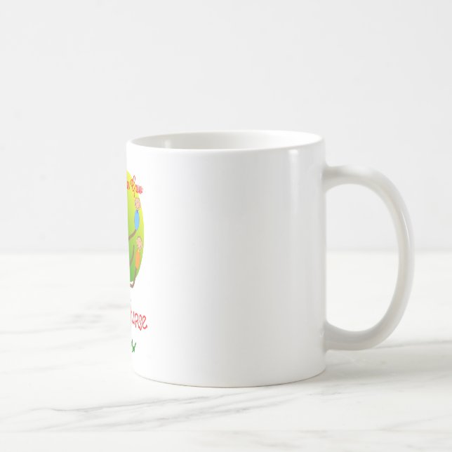NICU Nurse Gifts, Adorable babies in a tree Coffee Mug (Right)