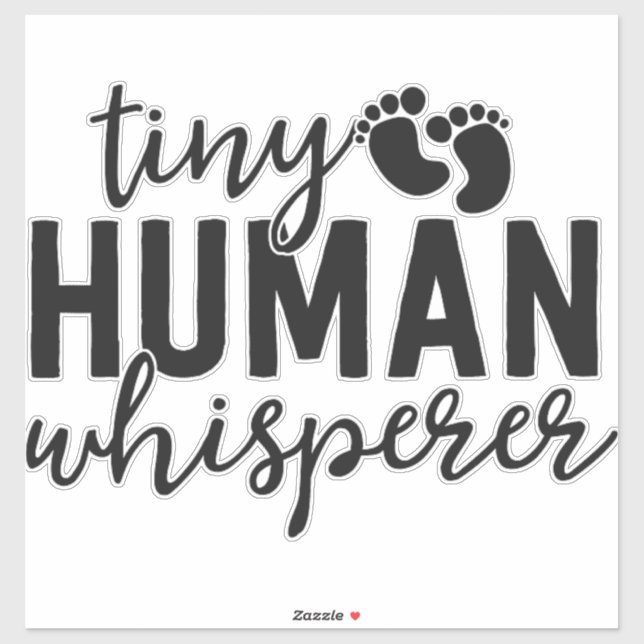 NICU Nurse Gifts Tiny Human Whisperer Neonatal ICU (Sheet)