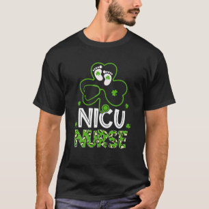 NICU Nurse Life Stethoscope Neonatal Leopard St Pa T-Shirt