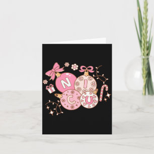 Nicu Nurse Nk Christmas Retro Neonatal Intensive C Card