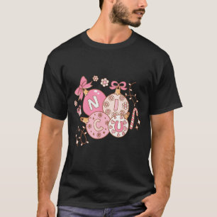 Nicu Nurse Nk Christmas Retro Neonatal Intensive C T-Shirt