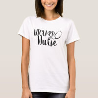 NICU Nurse T-Shirt, Stethoscope BA