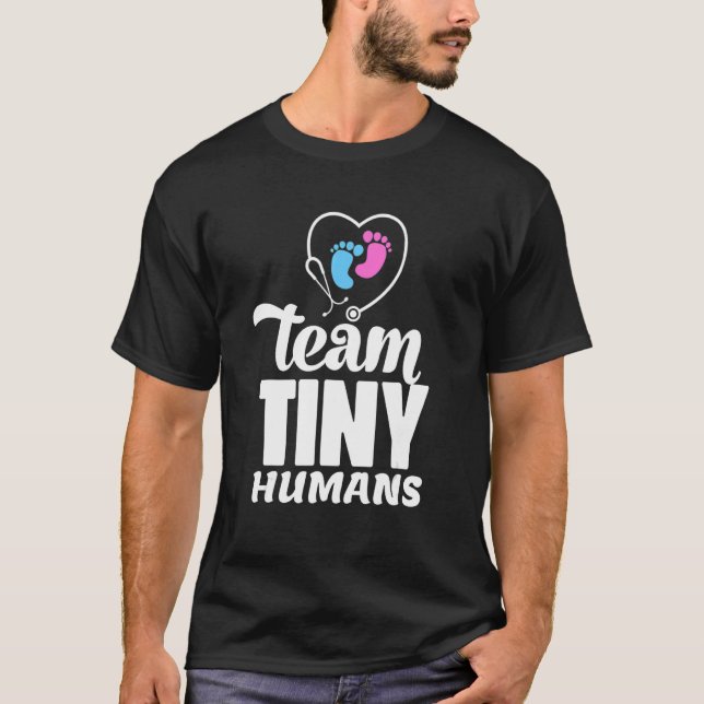Nicu Nurse Team Tiny Humans Neonatal Icu Nursing 1 T-Shirt (Front)