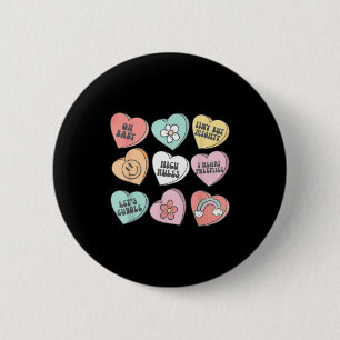 Nicu Nurse Valentine's Day Heart Candy Neonatal Ic 2 Inch Round Button