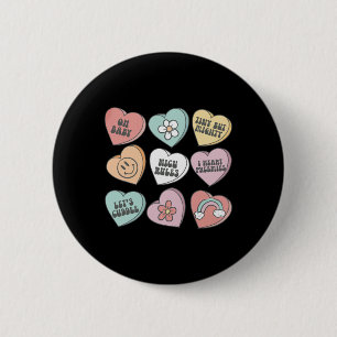 Nicu Nurse Valentine's Day Heart Candy Neonatal Ic 2 Inch Round Button
