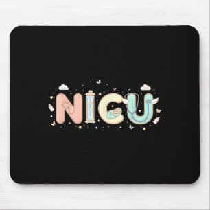 Nicu Nurse Valentine's Day Heart Stethoscope Scrub Mouse Pad