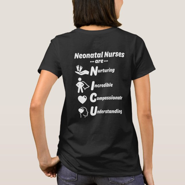 NICU NURSES are -NNP tshirt (Back)