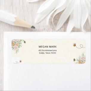 Nid d'abeille Floral Personnalisé Rustique Thème A