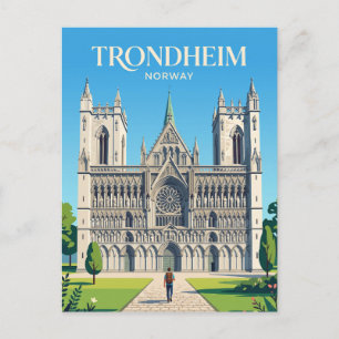 Nidaros Cathedral Norway Postcard