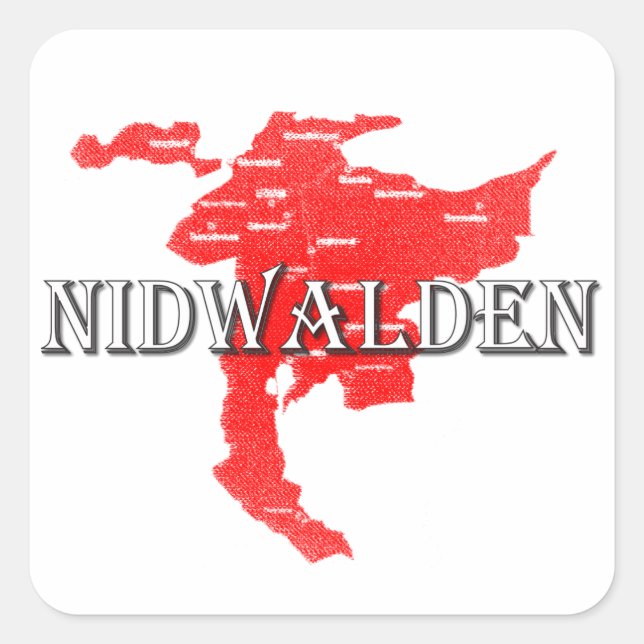 Nidwald Square Sticker (Front)