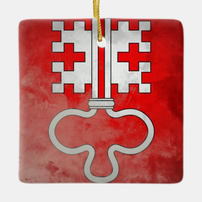 Nidwalden Ceramic Ornament (Front)