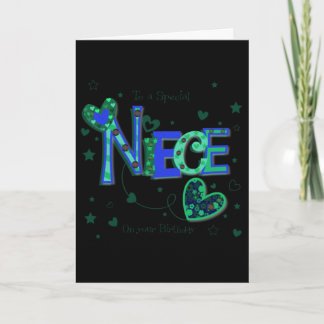 **NIECE** CARTE SPÉCIALE DE NIÈCE ET CARTE SPÉCIAL