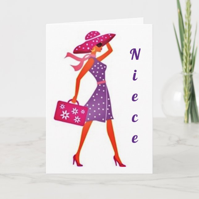 **NIECE** CARTE SPÉCIALE DE NIÈCE ET CARTE SPÉCIAL (Devant)