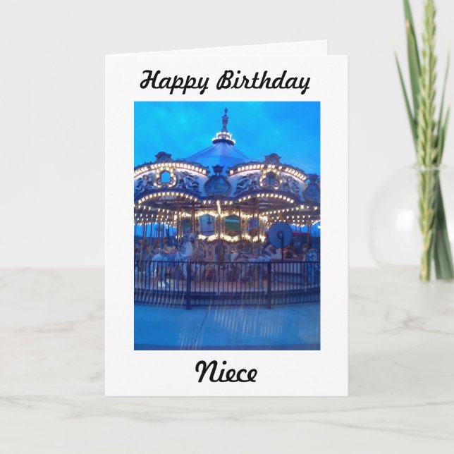 NIECE - HAPPY BIRTHDAY CARD (Front)