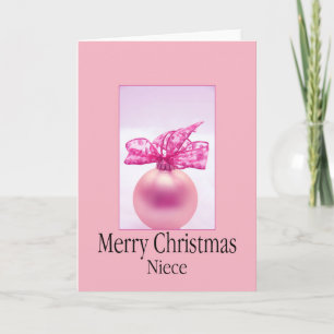 Niece Joyeuse carte de Noël