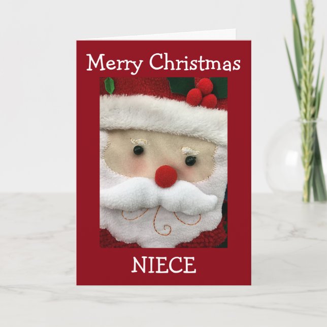 **NIECE** JOYEZ NOËL DE LA CARTE DE VACANCES DE PÈ (Devant)