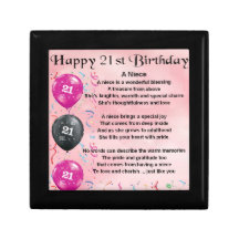 Niece Poem - 21st Birthday