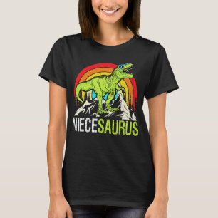 Niecesaurus Dinosaur T Rex Niece Saurus Matching   T-Shirt